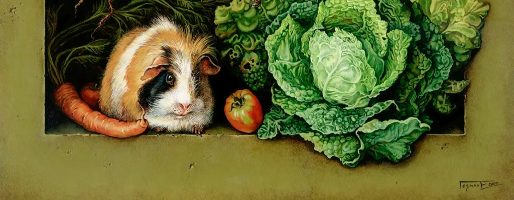Натюрморт с морской свинкой. 2009.