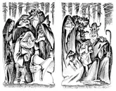 Иллюстрация к книге В. Кострова «Злая ведьма Варвара», издательство «Азбука», 2004 г.